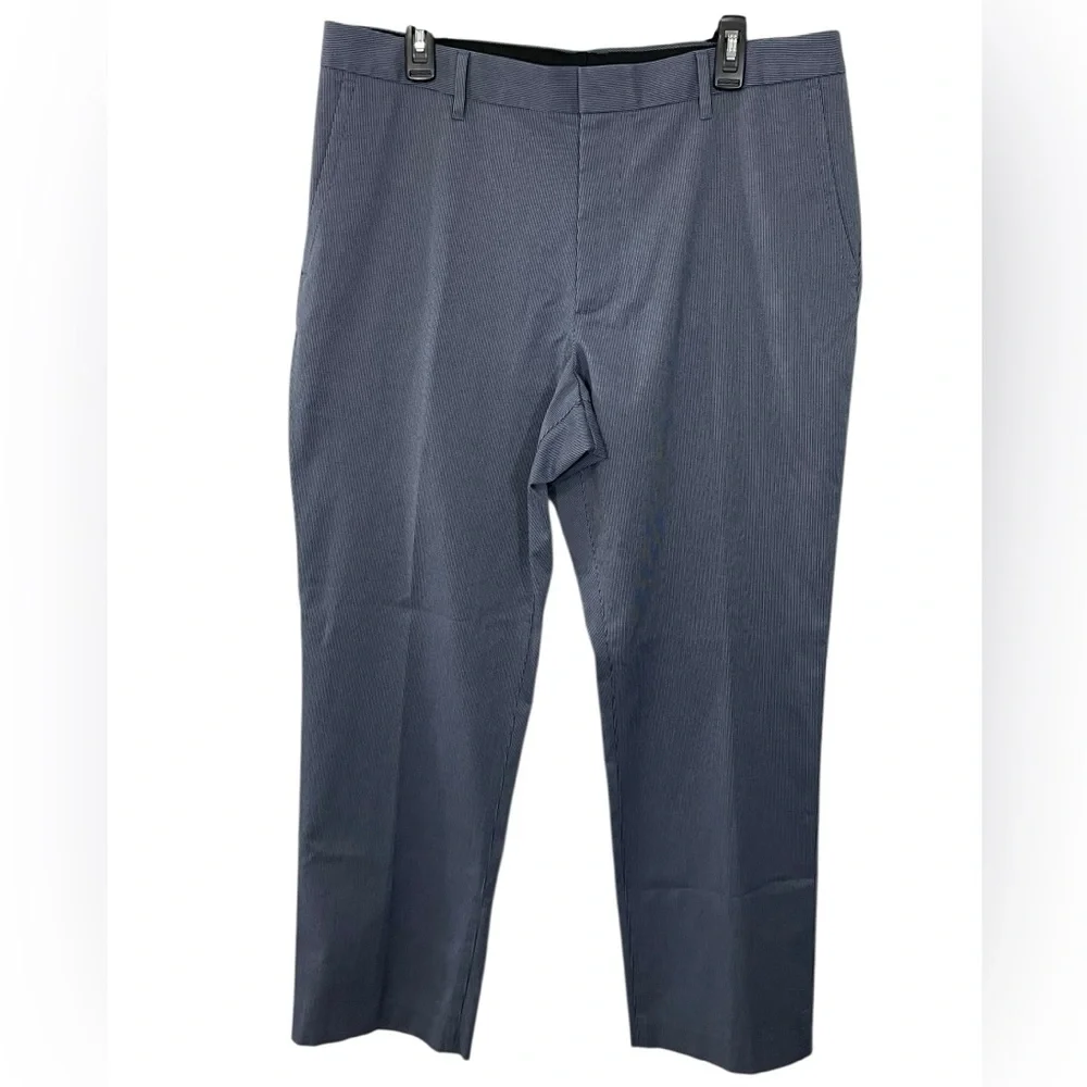 Bonobos Men’s Tuesday Pants Size 38x30 Straight‎ Navy Micro Houndstooth Trousers